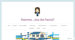 Desktop Screenshot of mammaorachefaccio.com